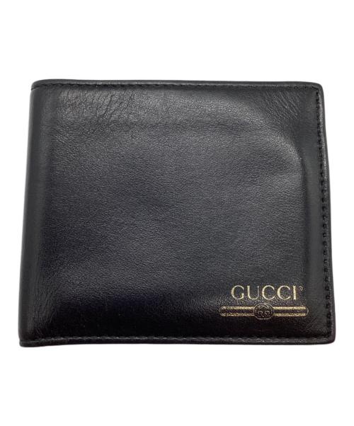 GUCCI（グッチ）GUCCI (グッチ) 2つ折り財布 ブラックの古着・服飾アイテム