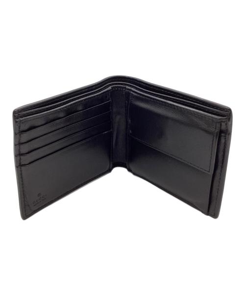 GUCCI（グッチ）GUCCI (グッチ) 2つ折り財布 ブラックの古着・服飾アイテム