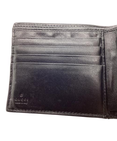 GUCCI（グッチ）GUCCI (グッチ) 2つ折り財布 ブラックの古着・服飾アイテム