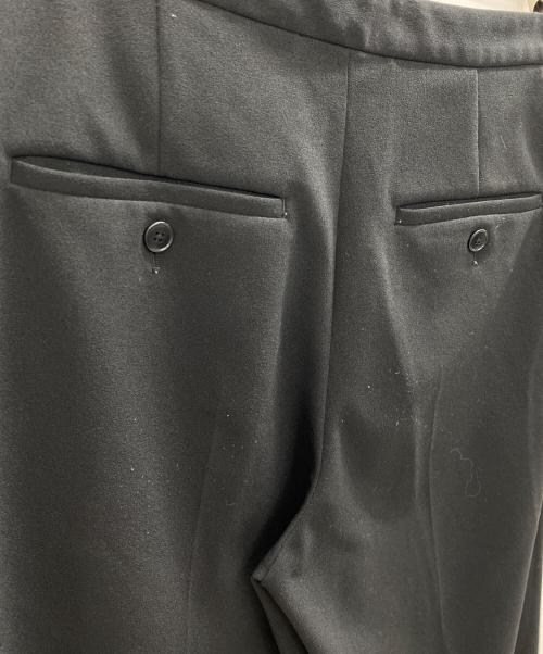 Spick and Span（スピック＆スパン）Spick and Span (スピック＆スパン) ジョーゼットストレートパンツ ブラック サイズ:38の古着・服飾アイテム