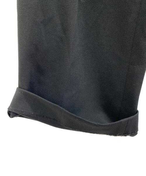 Spick and Span（スピック＆スパン）Spick and Span (スピック＆スパン) ジョーゼットストレートパンツ ブラック サイズ:38の古着・服飾アイテム