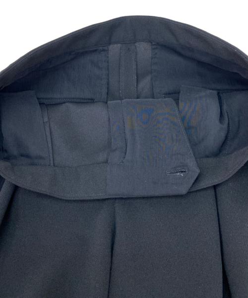 Spick and Span（スピック＆スパン）Spick and Span (スピック＆スパン) ジョーゼットストレートパンツ ブラック サイズ:38の古着・服飾アイテム