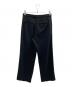 Spick and Span (スピック＆スパン) ジョーゼットストレートパンツ ブラック サイズ:38：5000円