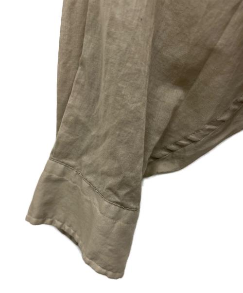 THE SHINZONE（ザ シンゾーン）THE SHINZONE (ザ シンゾーン) SHEER DADDY SHIRTS ベージュ サイズ:P0の古着・服飾アイテム