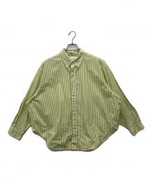 THE SHINZONE（ザ シンゾーン）の古着「DADDY SHIRTS(STRIPE)」｜グリーン