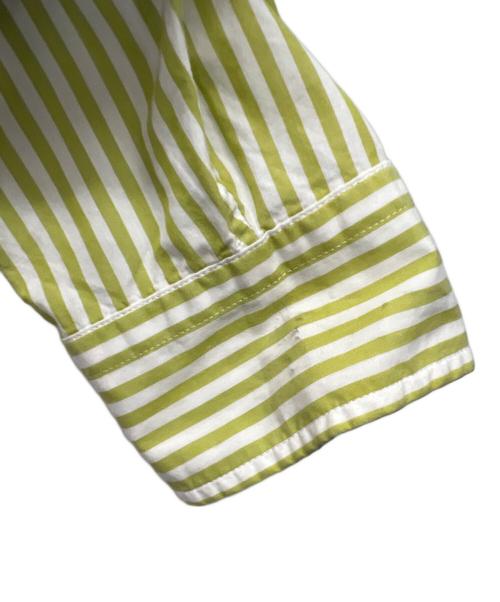 THE SHINZONE（ザ シンゾーン）THE SHINZONE (ザ シンゾーン) DADDY SHIRTS(STRIPE) グリーン サイズ:P0の古着・服飾アイテム