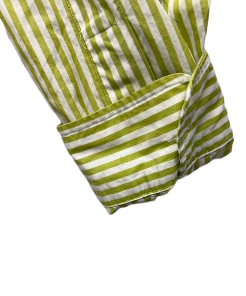 THE SHINZONE（ザ シンゾーン）THE SHINZONE (ザ シンゾーン) DADDY SHIRTS(STRIPE) グリーン サイズ:P0の古着・服飾アイテム
