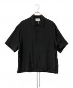 STUDIOUSステュディオス）の古着「オーバーサイズコーチシャツ」｜ブラック
