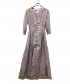 haremodeハレモード）の古着「レースワンピース」｜ピンク