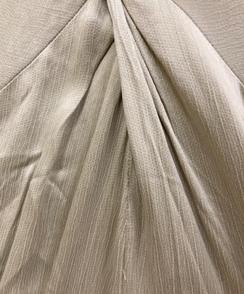 FRAY ID（フレイ アイディー）FRAY ID (フレイ アイディー) サテンツイストワンピ ライトグリーン サイズ:Sの古着・服飾アイテム