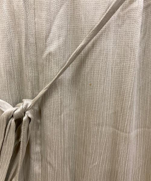 FRAY ID（フレイ アイディー）FRAY ID (フレイ アイディー) サテンツイストワンピ ライトグリーン サイズ:Sの古着・服飾アイテム