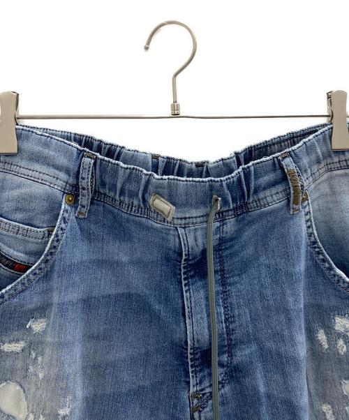 DIESEL（ディーゼル）DIESEL (ディーゼル) デニムスウェットパンツ インディゴ サイズ:32の古着・服飾アイテム