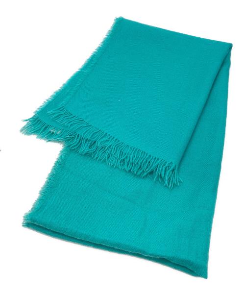 BOTTEGA VENETA（ボッテガベネタ）BOTTEGA VENETA (ボッテガベネタ) カシミヤストール ブルーの古着・服飾アイテム