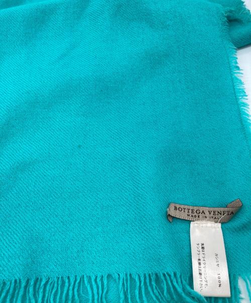 BOTTEGA VENETA（ボッテガベネタ）BOTTEGA VENETA (ボッテガベネタ) カシミヤストール ブルーの古着・服飾アイテム