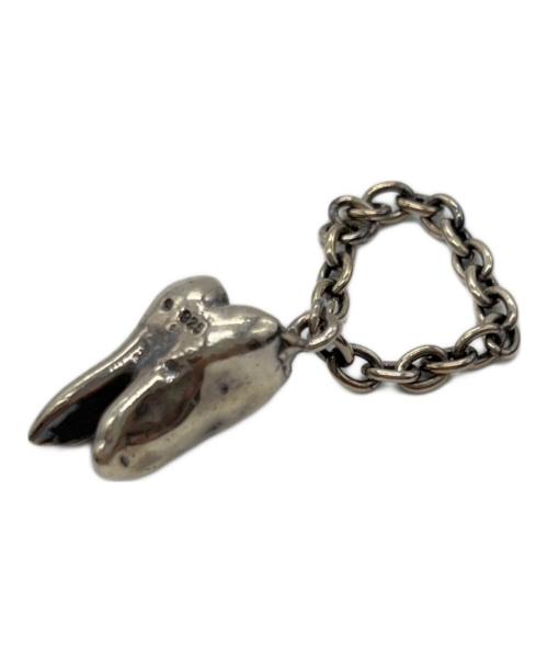 ALICE BLACK（アリス ブラック）ALICE BLACK (アリス ブラック) バッドトゥースチェーンリング サイズ:7号の古着・服飾アイテム