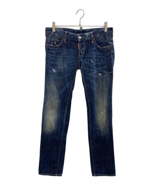 DSQUARED2（ディースクエアード）DSQUARED2 (ディースクエアード) デニムパンツ インディゴ サイズ:42の古着・服飾アイテム