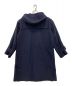 UNIQLO+J (ユニクロ プラスジェイ) ウールオーバーサイズダッフルコート ネイビー サイズ:XS：4480円