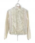 SEE BY CHLOEシーバイクロエ）の古着「ハイネックブラウス」｜アイボリー