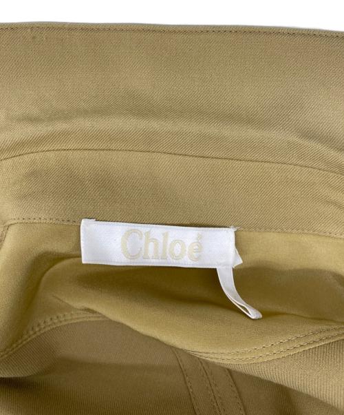 Chloe（クロエ）Chloe (クロエ) プリーツコート ベージュ サイズ:38の古着・服飾アイテム