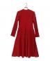 CELFORD (セルフォード) ロングスリーブディフォメーションワンピース レッド サイズ:36：10000円