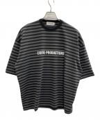 COOTIE PRODUCTIONSクーティープロダクツ）の古着「Polyester Border S/S Tee」｜ブラック