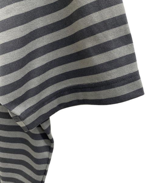 COOTIE PRODUCTIONS（クーティープロダクツ）COOTIE PRODUCTIONS (クーティープロダクツ) Polyester Border S/S Tee ブラック サイズ:Sの古着・服飾アイテム