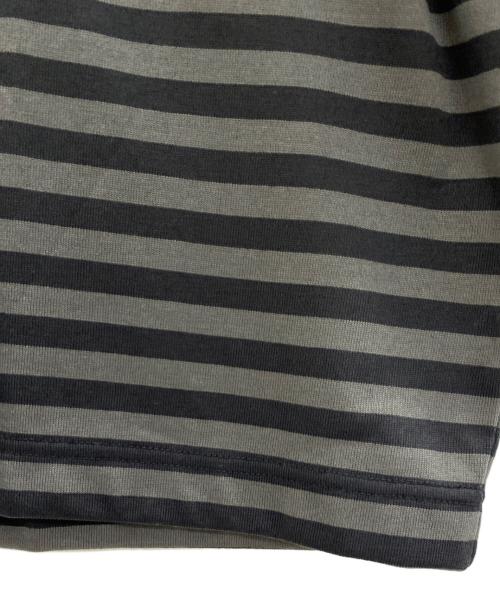 COOTIE PRODUCTIONS（クーティープロダクツ）COOTIE PRODUCTIONS (クーティープロダクツ) Polyester Border S/S Tee ブラック サイズ:Sの古着・服飾アイテム