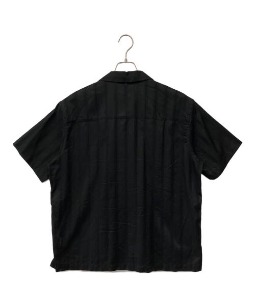 ROTT WEILER（ロットワイラー）ROTT WEILER (ロットワイラー) R9 STRIPE S/S SHIRT ブラック サイズ:Mの古着・服飾アイテム