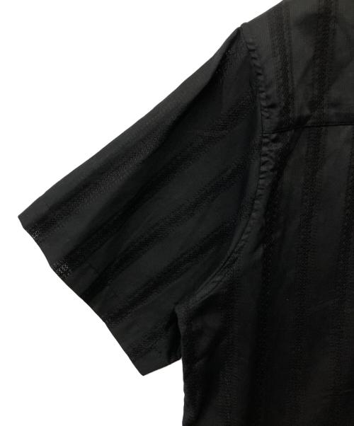 ROTT WEILER（ロットワイラー）ROTT WEILER (ロットワイラー) R9 STRIPE S/S SHIRT ブラック サイズ:Mの古着・服飾アイテム