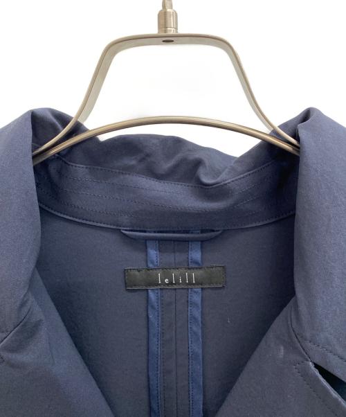 lelill（レリル）lelill (レリル) オールウェザーフードトレンチコート ネイビー サイズ:	SIZE 38の古着・服飾アイテム
