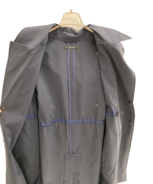 lelill（レリル）lelill (レリル) オールウェザーフードトレンチコート ネイビー サイズ:	SIZE 38の古着・服飾アイテム