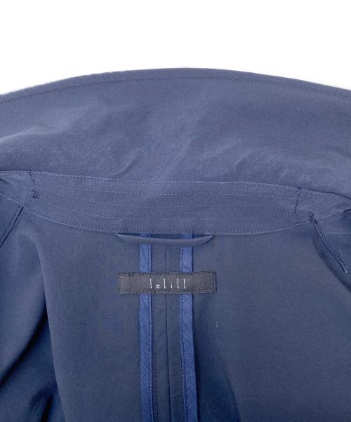 lelill（レリル）lelill (レリル) オールウェザーフードトレンチコート ネイビー サイズ:	SIZE 38の古着・服飾アイテム