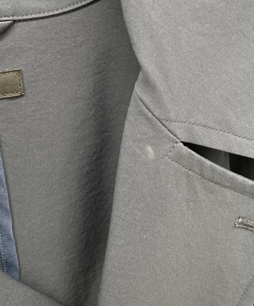 lelill（レリル）lelill (レリル) オールウェザーフードトレンチコート ネイビー サイズ:	SIZE 38の古着・服飾アイテム