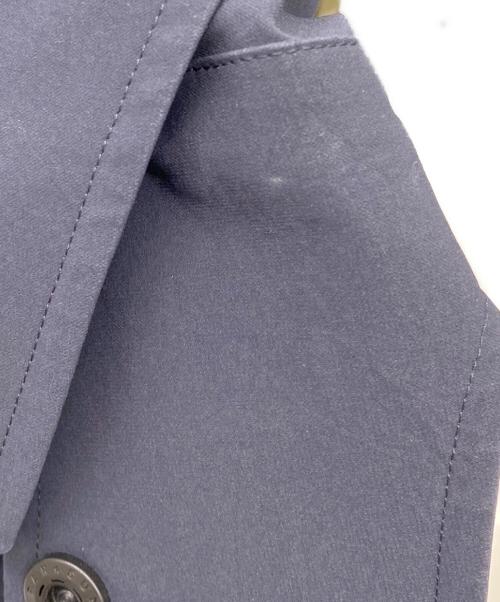 lelill（レリル）lelill (レリル) オールウェザーフードトレンチコート ネイビー サイズ:	SIZE 38の古着・服飾アイテム