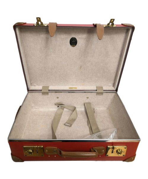 GLOBE-TROTTER（グローブトロッター）GLOBE-TROTTER (グローブトロッター) キャリーオン2ホイール トロリーケース レッドの古着・服飾アイテム