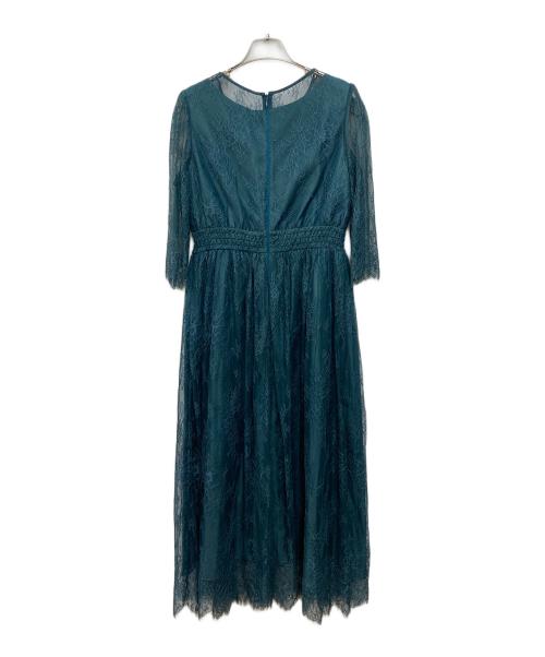 Lily Calin（リリー カラン）Lily Calin (リリー カラン) パネルレース ドレス グリーン サイズ:SIZE 2の古着・服飾アイテム