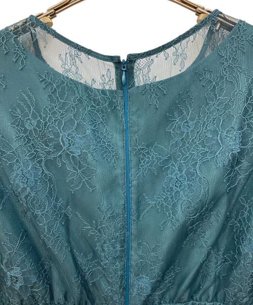 Lily Calin（リリー カラン）Lily Calin (リリー カラン) パネルレース ドレス グリーン サイズ:SIZE 2の古着・服飾アイテム
