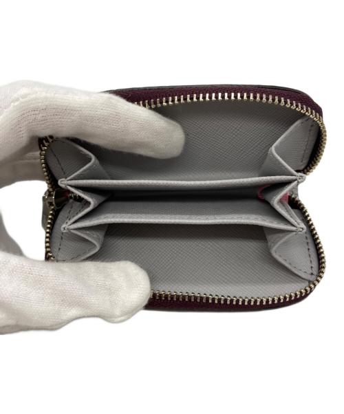 A.D.M.J.（エーディーエムジェイ）A.D.M.J. (エーディーエムジェイ) クリスタルBee クロコ型押しコインケース パープルの古着・服飾アイテム