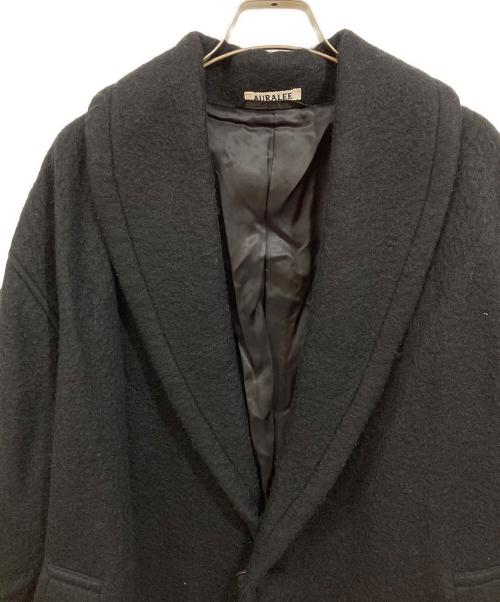 AURALEE（オーラリー）AURALEE (オーラリー) BRUSHED ALPACA WOOL MELTON HALF COAT ブラック サイズ:1の古着・服飾アイテム