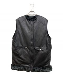 トップス Ameri UND REVERSIBLE MOTTLED FUR VEST Ameri（アメリ）の「UND REVERSIBLE MOTTLED FUR VEST（ベスト）」 - WEAR