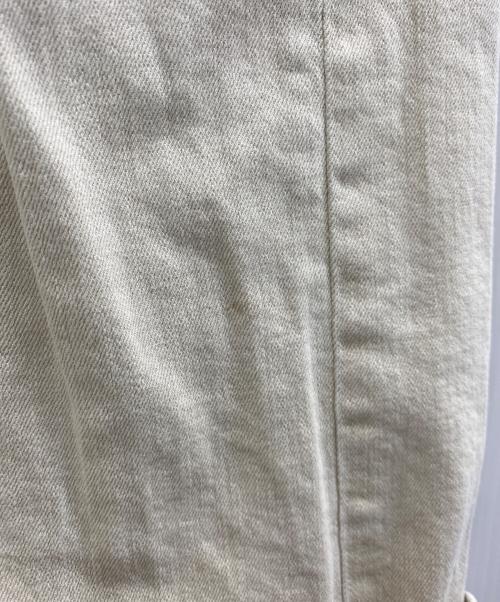 COEL（コエル）COEL (コエル) YANUK (ヤヌーク) ワイドテーパードデニムパンツ サンド サイズ:24の古着・服飾アイテム