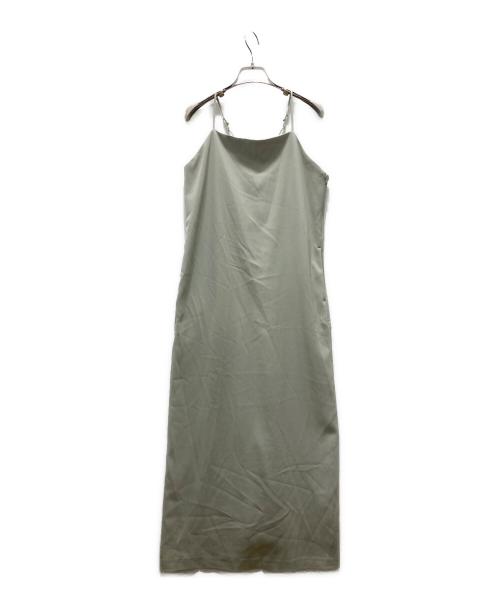 emmi atelier（エミアトリエ）emmi atelier (エミアトリエ) ドライタッチジレ×キャミワンピース ライトグリーン サイズ:1の古着・服飾アイテム