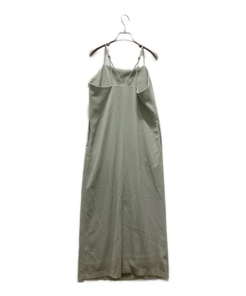 emmi atelier（エミアトリエ）emmi atelier (エミアトリエ) ドライタッチジレ×キャミワンピース ライトグリーン サイズ:1の古着・服飾アイテム