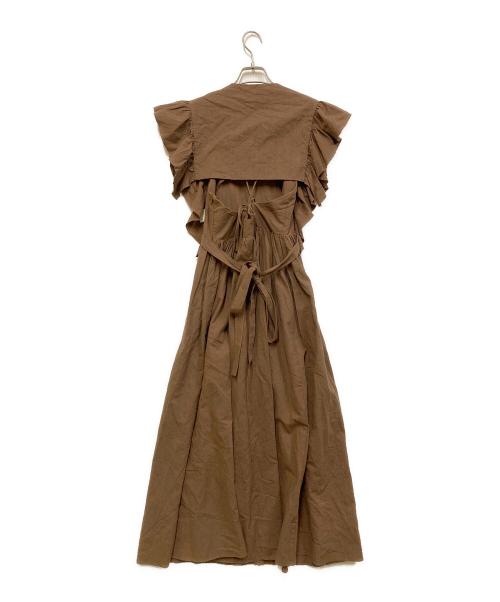 ETRE TOKYO（エトレトウキョウ）ETRE TOKYO (エトレトウキョウ) レイヤードマキシキャミワンピース ブラウン サイズ:FREEの古着・服飾アイテム