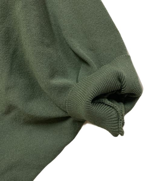 Diagram（ダイアグラム）Diagram (ダイアグラム) パフプリーツニットワンピース グリーン サイズ:36 未使用品の古着・服飾アイテム