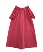 ISSEY MIYAKEイッセイミヤケ）の古着「ワイドパンツ」｜ショッキングピンク