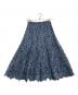 ANAYI (アナイ) フラワーレースマーメイド スカート ブルー サイズ:34 未使用品：8000円