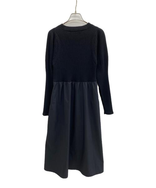 martinique（マルティニーク）martinique (マルティニーク) ニット×布帛ワンピース ブラック サイズ:-の古着・服飾アイテム