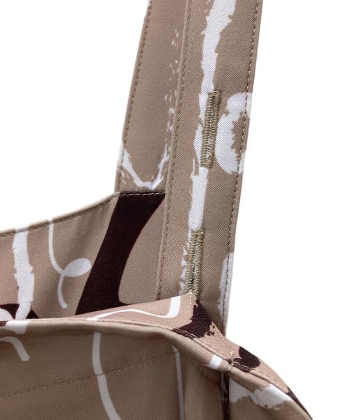 la belle etude（ラベルエチュード）la belle etude (ラベルエチュード) ニュアンス柄リラックスサロペ ブラウン サイズ:Sの古着・服飾アイテム