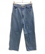 RAY BEAMSレイ ビームス）の古着「ジャカード デニムパンツ」｜インディゴ